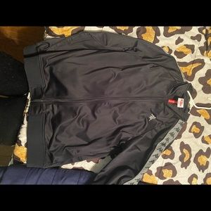 Black kappa fleece jogger